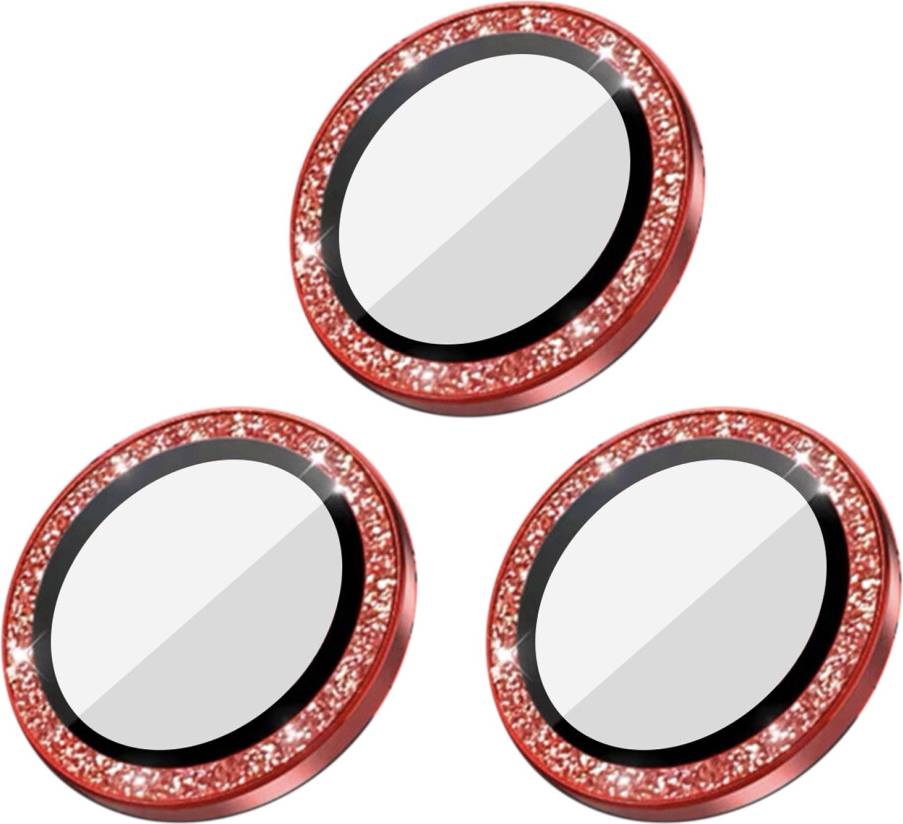 Bluethy 1 Set Lens Tempered Films Rhinestones