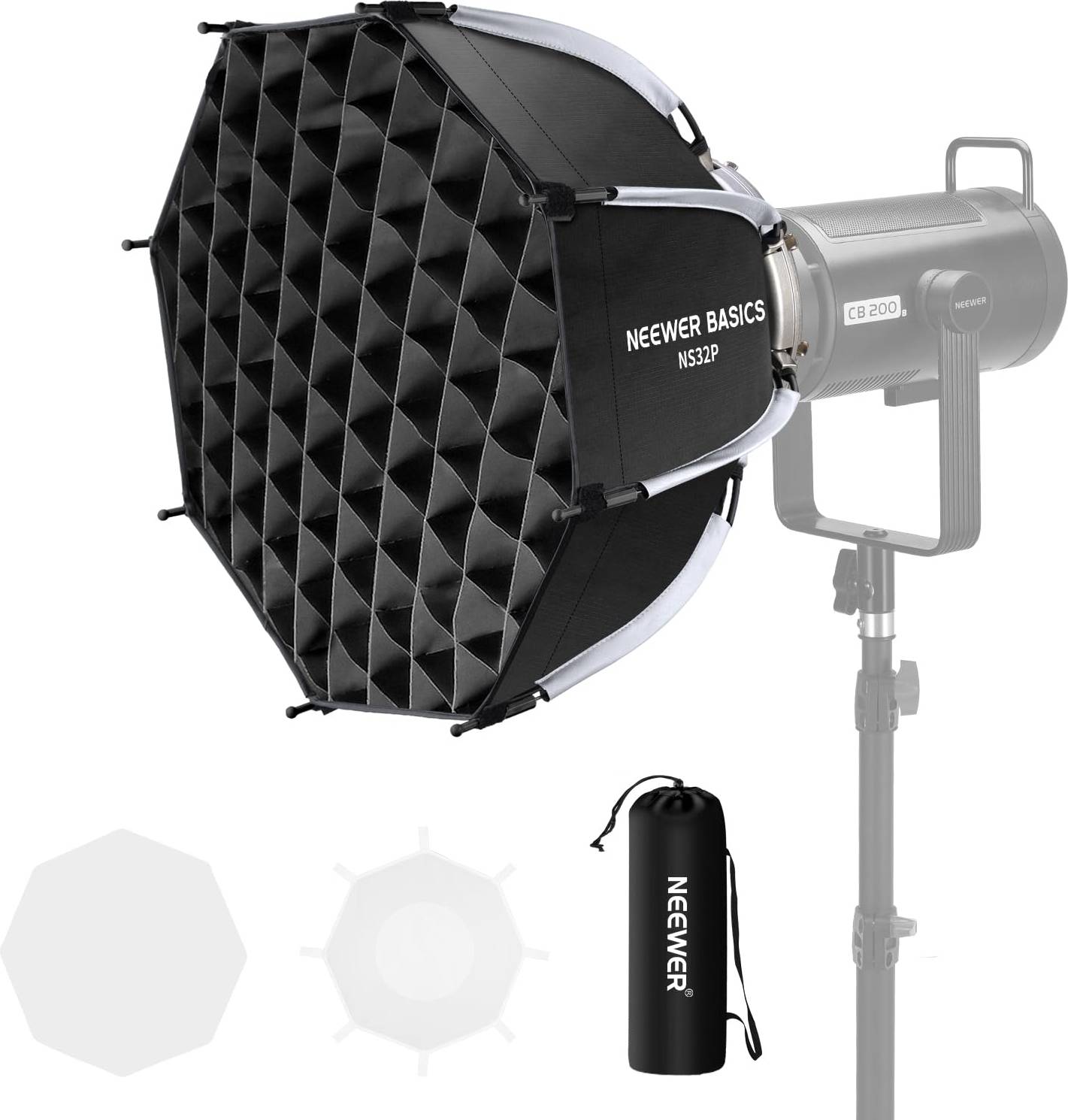 Softbox kit Neewer Basics Kit Softbox Octogonal Studio Photo