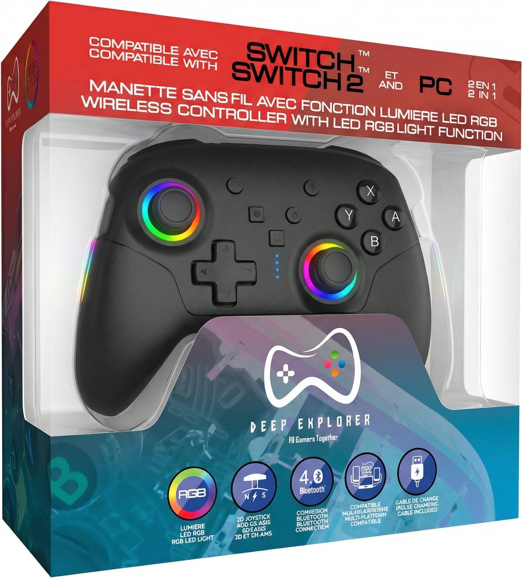 SW2 RGB Wireless Pro Gaming Controller