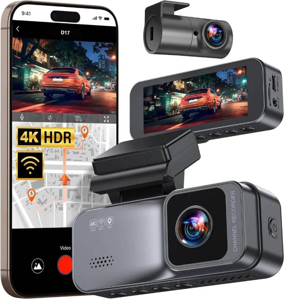 Front and rear dashcam Mivo Dashcam Pro Front Rear 4K Recorder