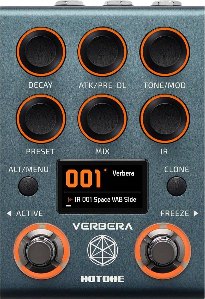 HOTONE Verbera Convolution Dual Reverb Pedal