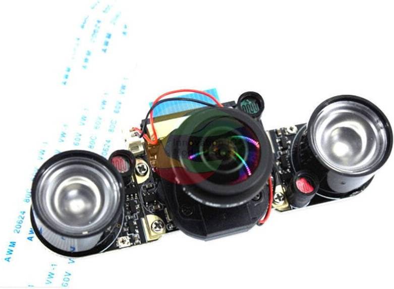 Camera Module Raspberry Pi 5MP Wide Angle 175 IRCut Night Vision
