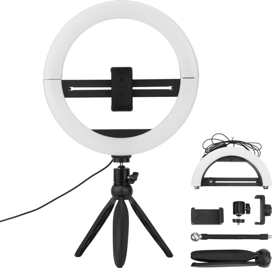 Dimmable Ring Light With Stand