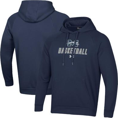 Under Armour Basketball Rival Raglan Fleece Pullover Hoodie - Navy