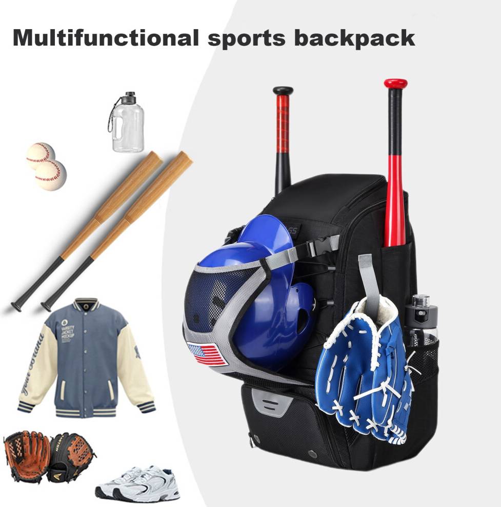 Tnobhg Baseball Backpack Zipper Design