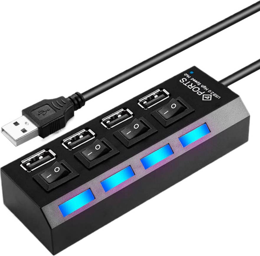 USB Hub One To Four Ports
