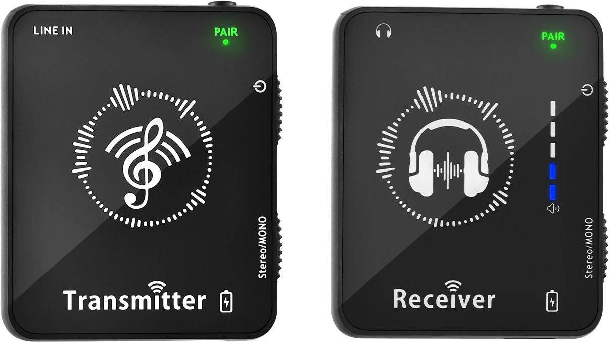Andoer 2.4GHz Wireless Earphone Monitor Transmission System