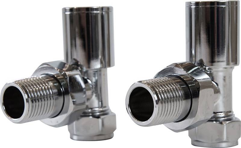 Flume Modern Towel Radiator Valve 2 Pack