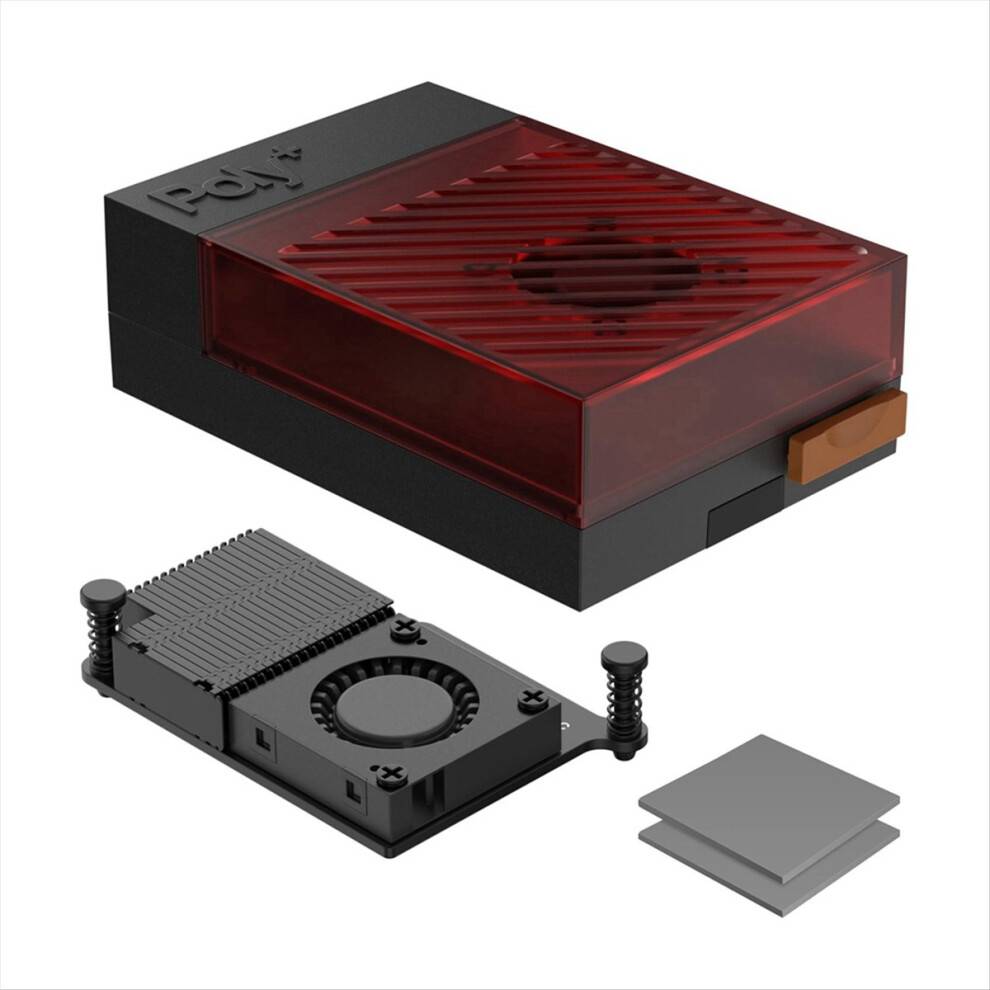Raspberry Pi 5 Case Active Red