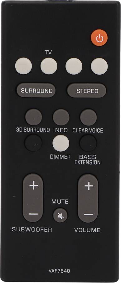 Universal Replacement Remote for Bluetooth Soundbar
