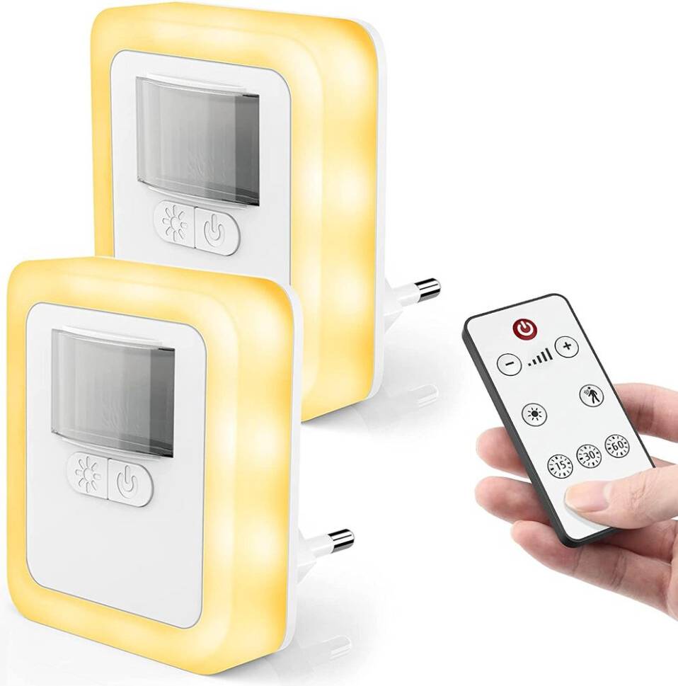 Compact Amber Night Light