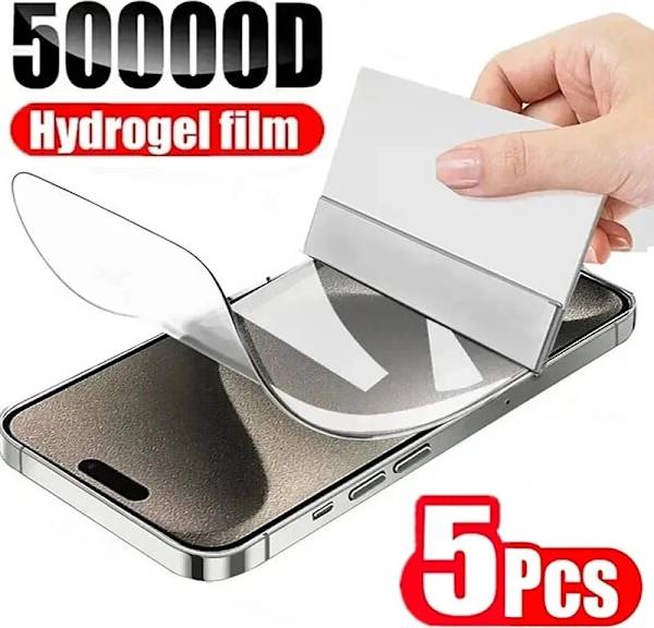 5pcs Hydrogel Screen Protector Pack