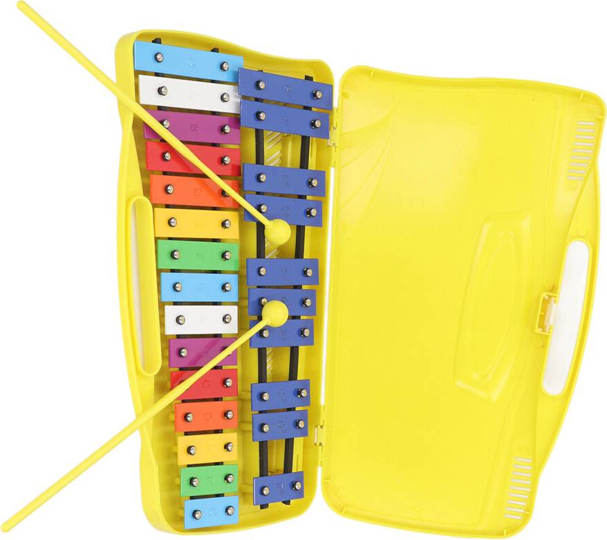 Percussion Musical Instrument Colorful Metal Keys