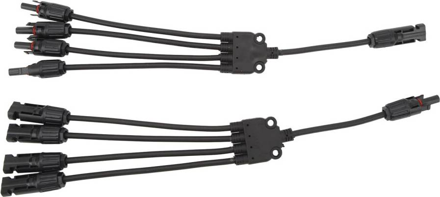 Solar Panel Connectors MC4 Parallel Adapter Kit IP67