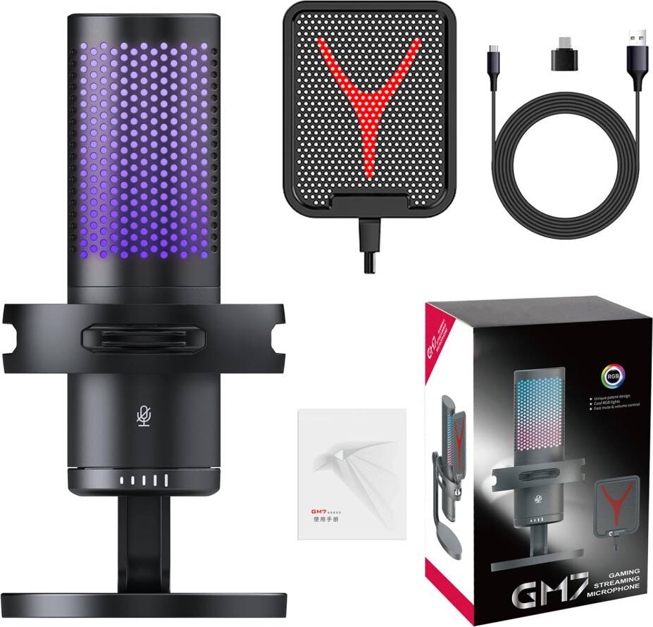 USB Condenser Microphone with Cardioid Polar Pattern