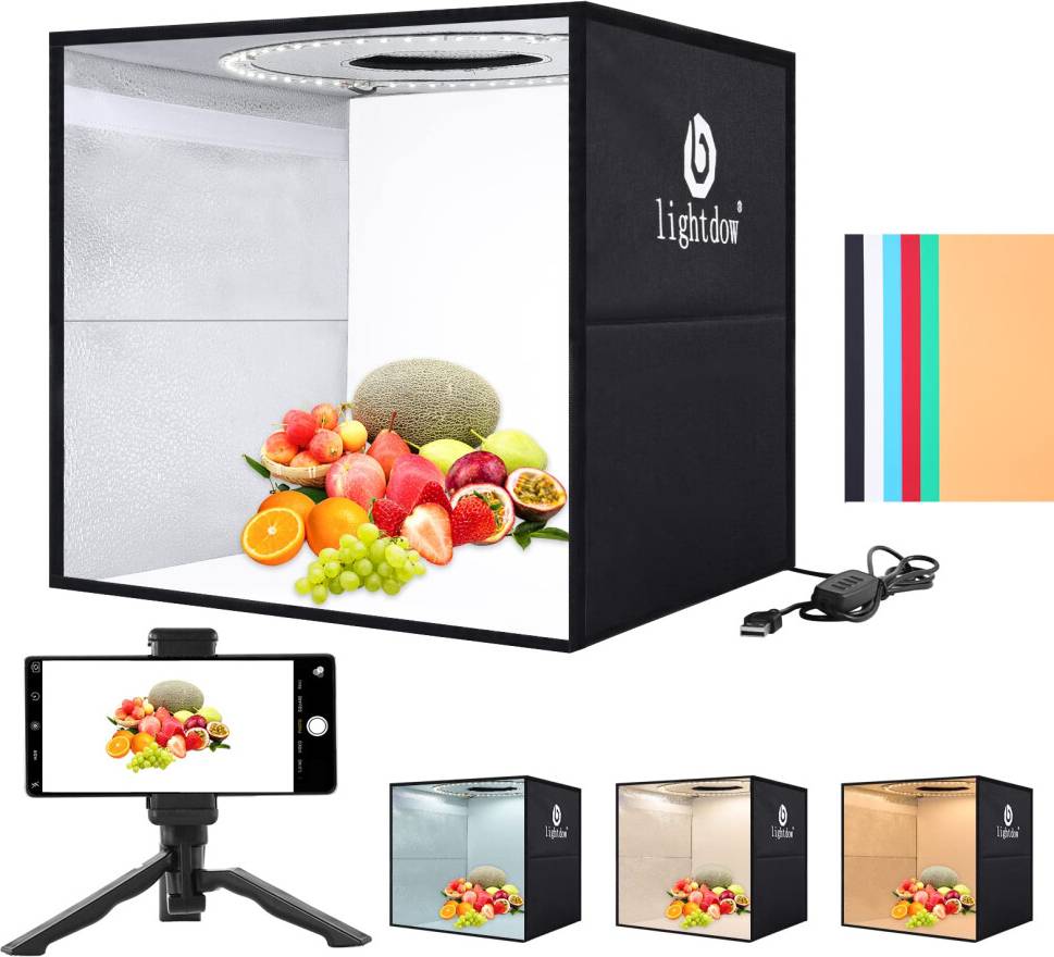 Photo light box Lightdow Light Box Photography Kit