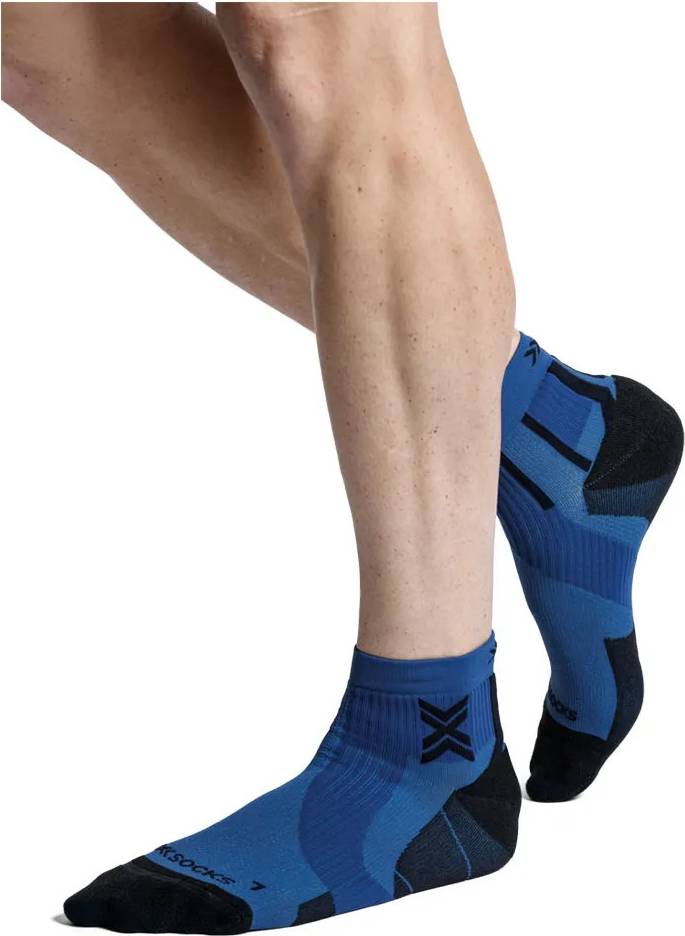 X-Bionic Run Perform Short Socks - Blue