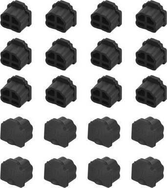 Uxcell Silicone Telephone Modular Port Rj11 20pcs