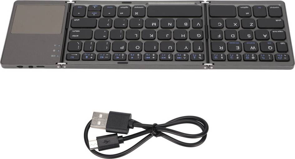 Portable Tri-Fold Mini Keyboard