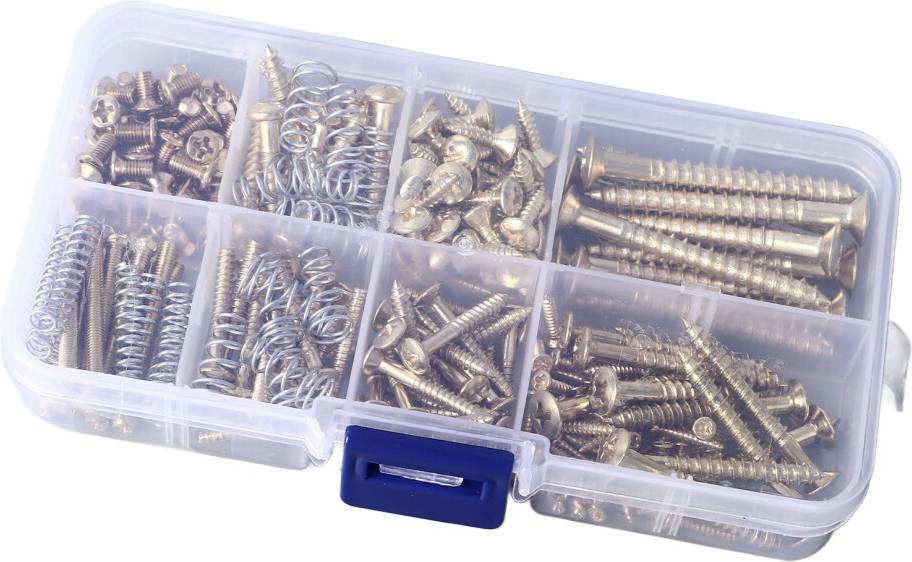 Gold Metal Guitar Bridge Screw Spring Kit