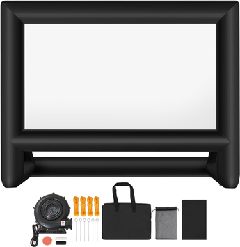 Inflatable movie screen KffKff 20FT Inflatable Movie Screen with Storage Bag