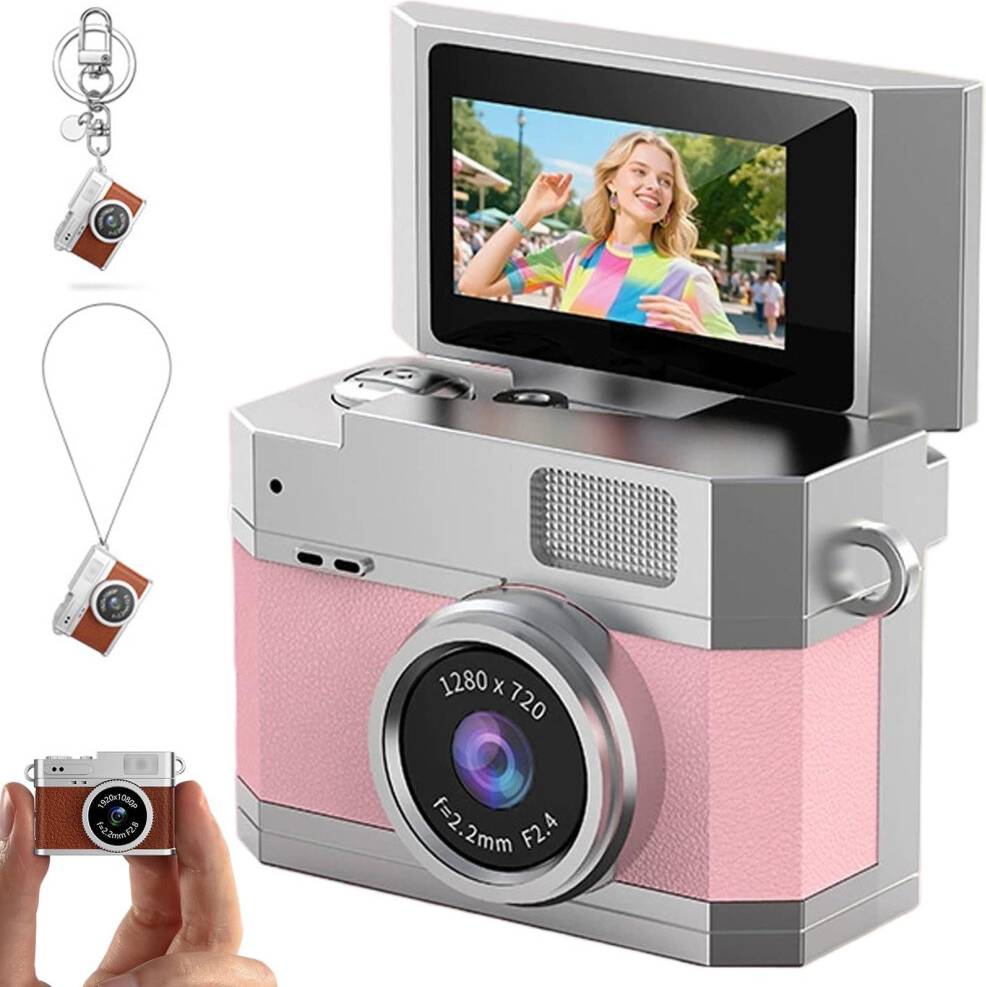 Mini Digitalkamera Rosa