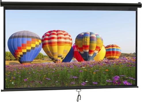 Outdoor projector screen Segawe 100 Inch 16 9 Backyard Outdoor HD Projector Screen