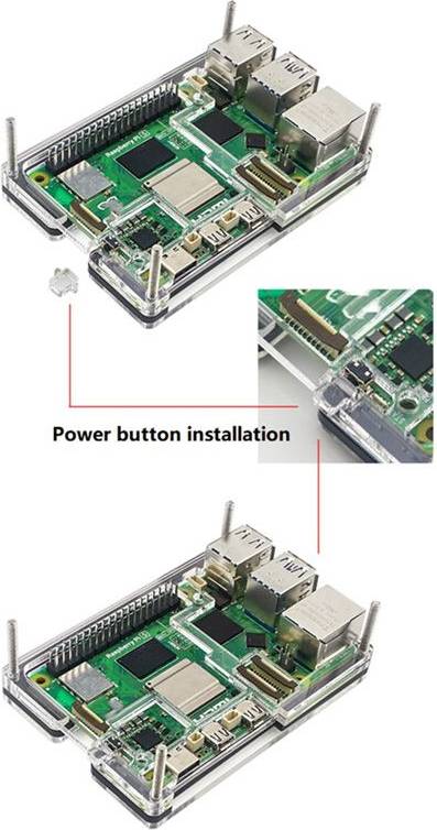9 Layers Acrylic Case Raspberry Pi 5