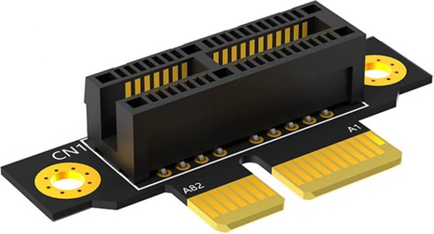 PCIe Riser Card 90 Degree X16 Adapter