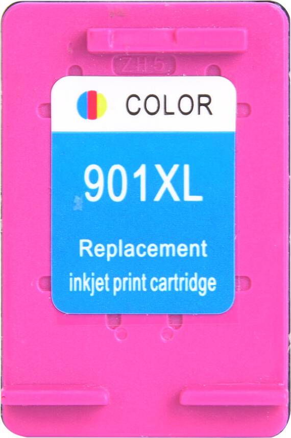 Remanufactured Color Ink Cartridge 901XL High Page Yield Performance