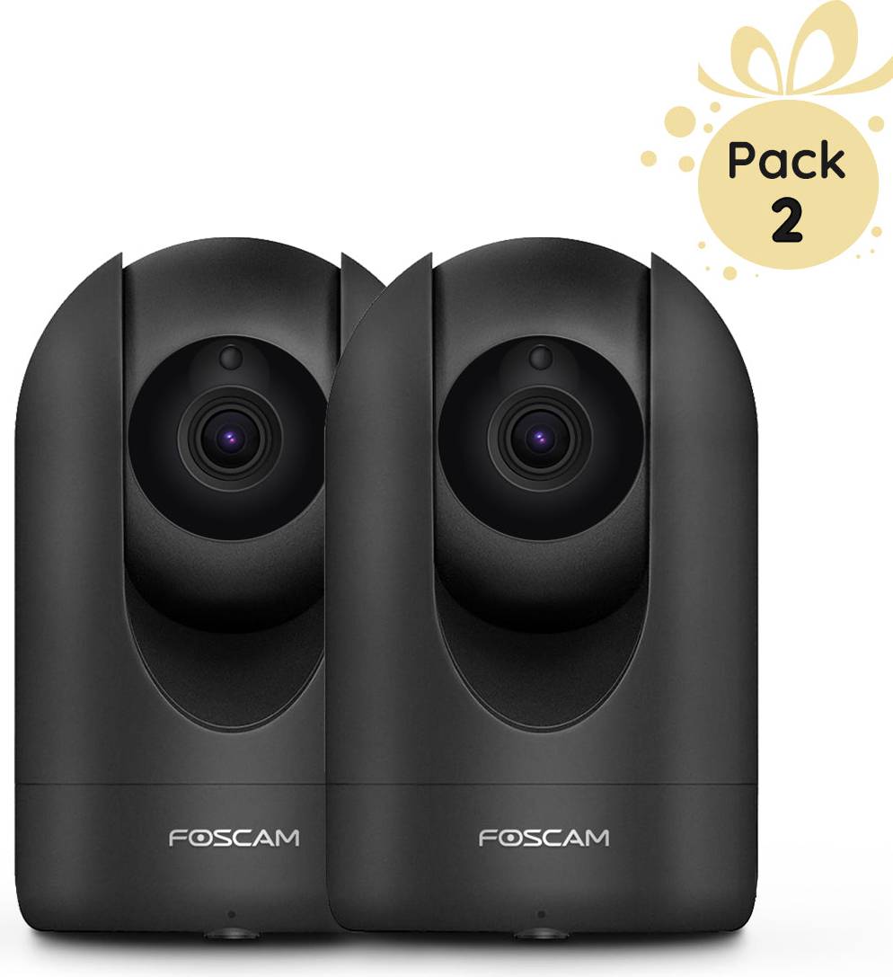 Security cameras without wifi Foscam R4S 4MP WiFi Home Security Camera Black