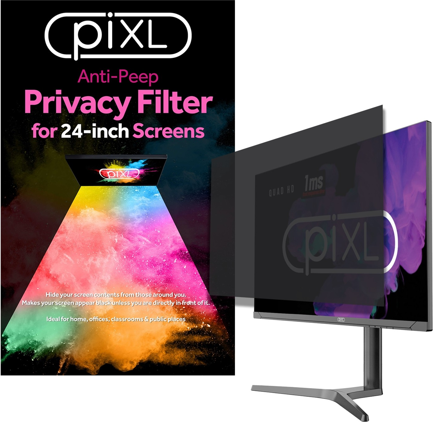 Pixl 24-Inch Monitor Privacy Screen Filter