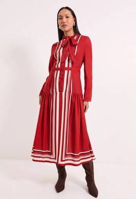 Principles Rust Shirt Dress - Rust