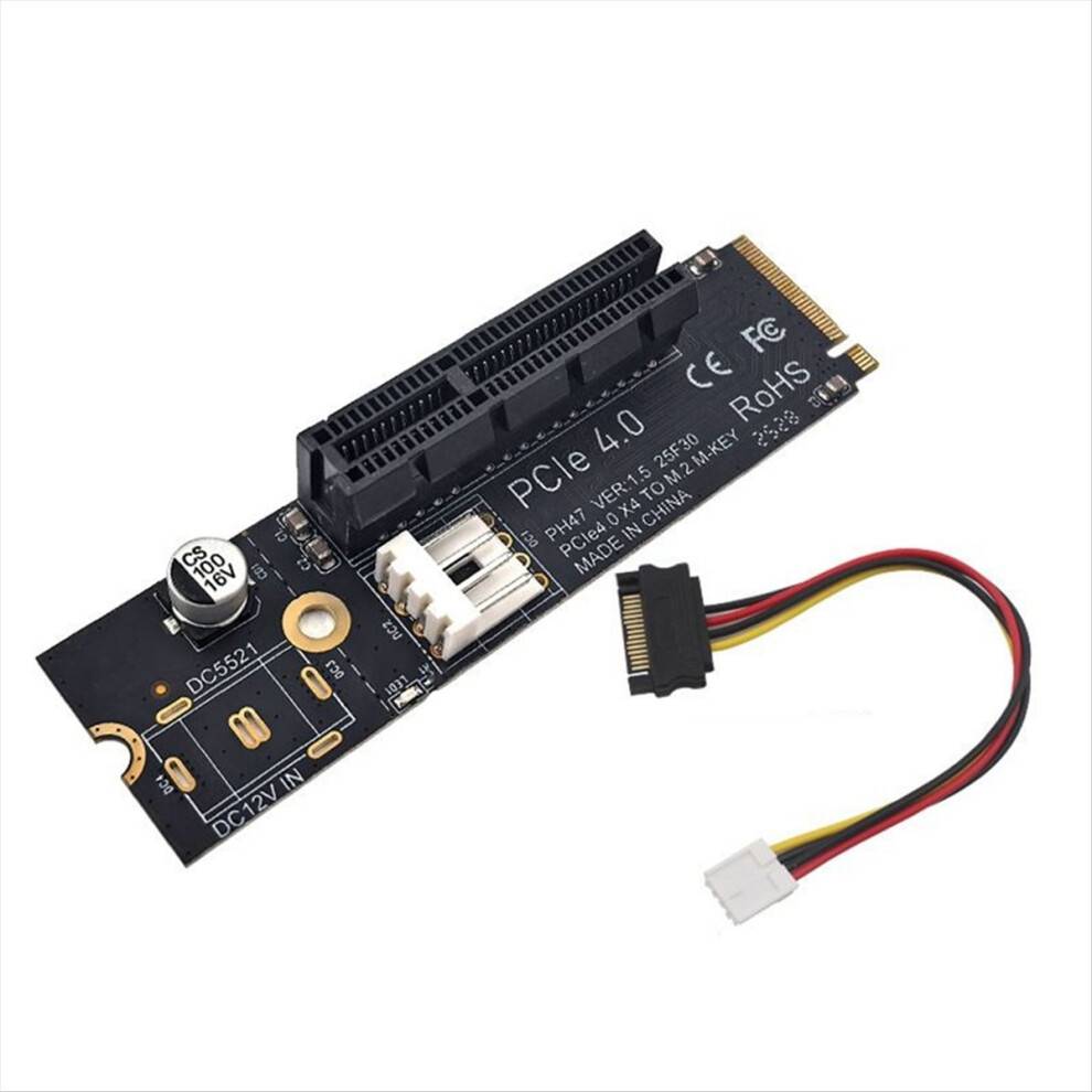 NGFF To PCI-E X4 Slot Convert Adapter Card
