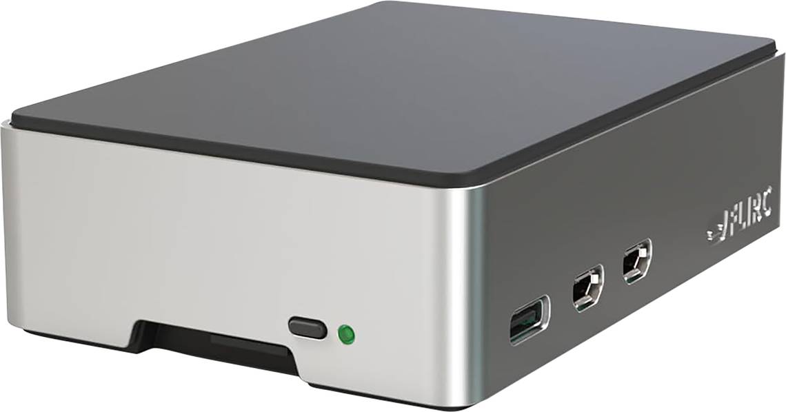 Raspberry pi 5 Flirc 5 BS Carcasa Raspberry Pi 5 Aluminio Negro Plateado