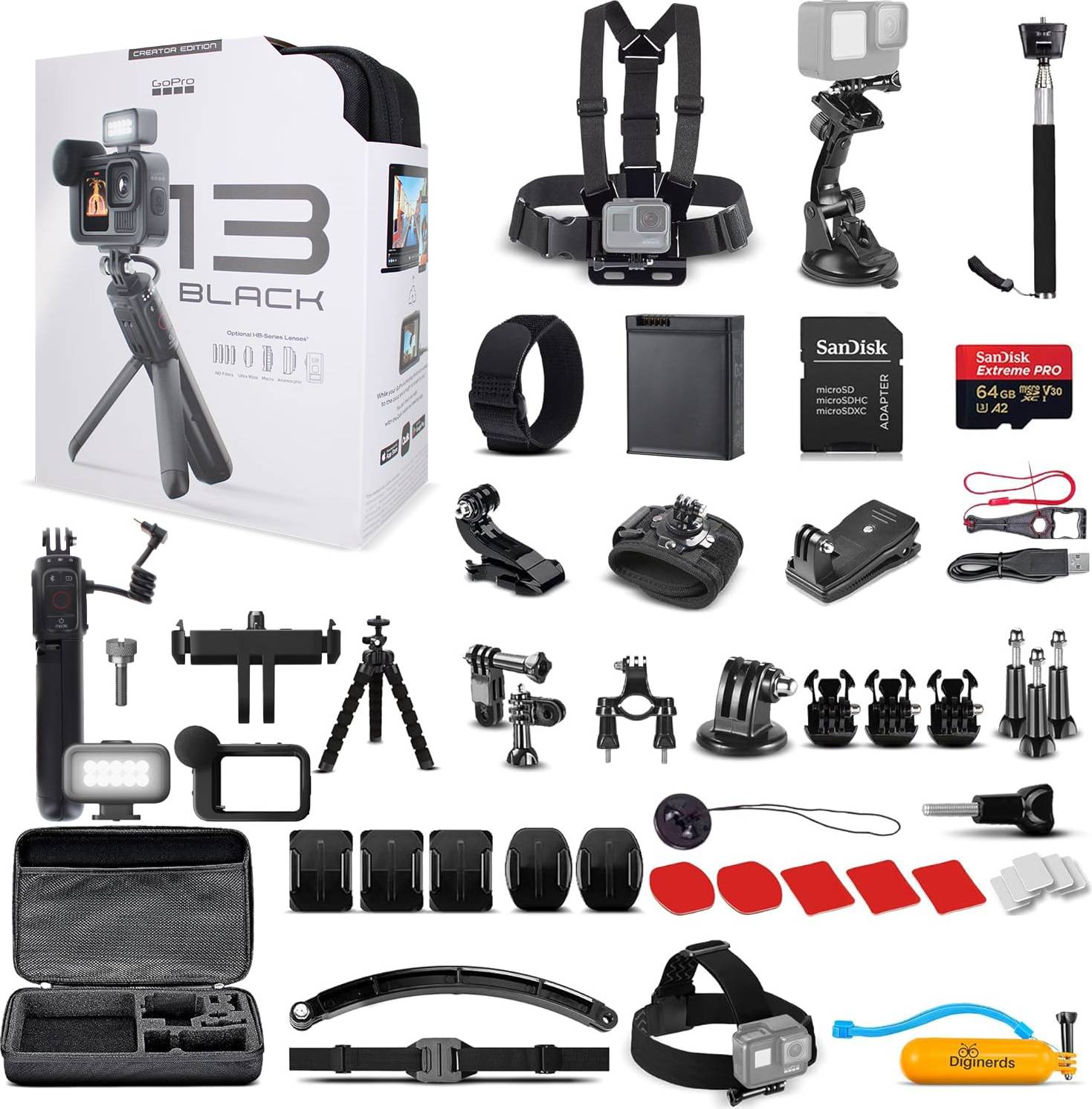 Hero13 GoPro HERO13 Creator Edition Action Camera Kit