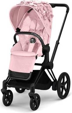 Cybex ePriam Complete Stroller Bundle Pale Blush