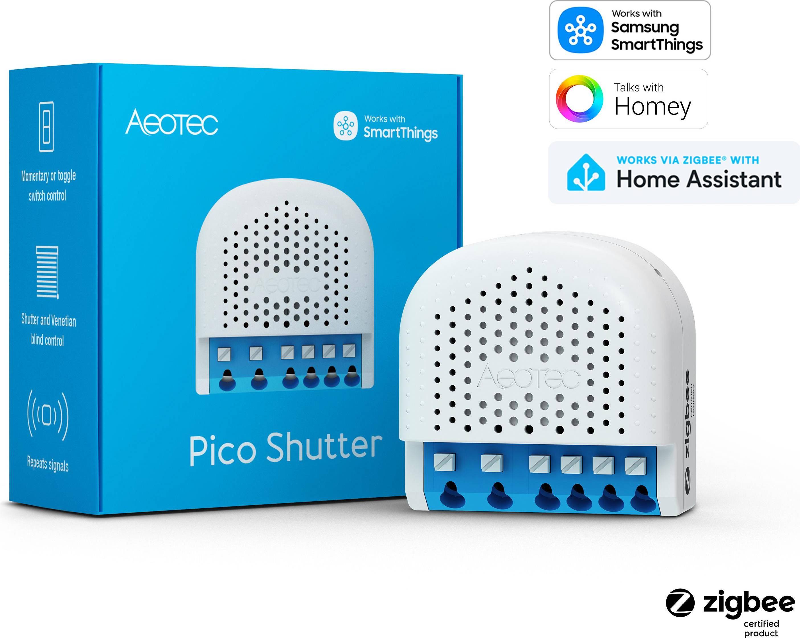 Pico Shutter Wireless ZigBee 3.0 Rullelukkerkontroll