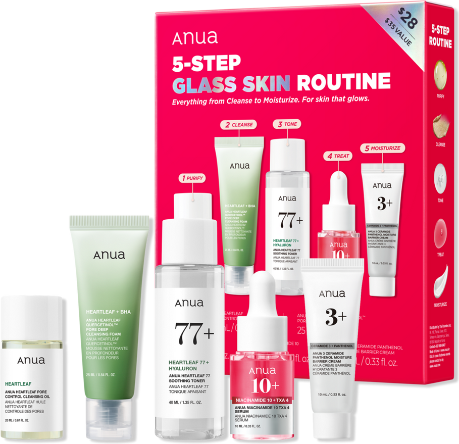 5-Step Glass Skin Routine Set