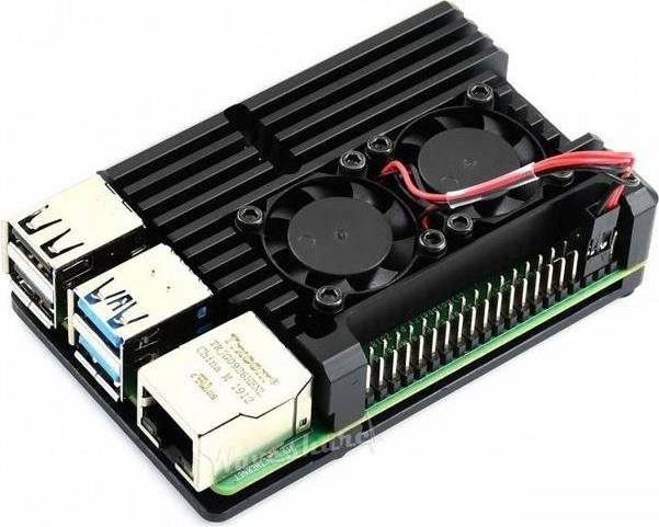 Aluminium Koelbox Raspberry Pi4
