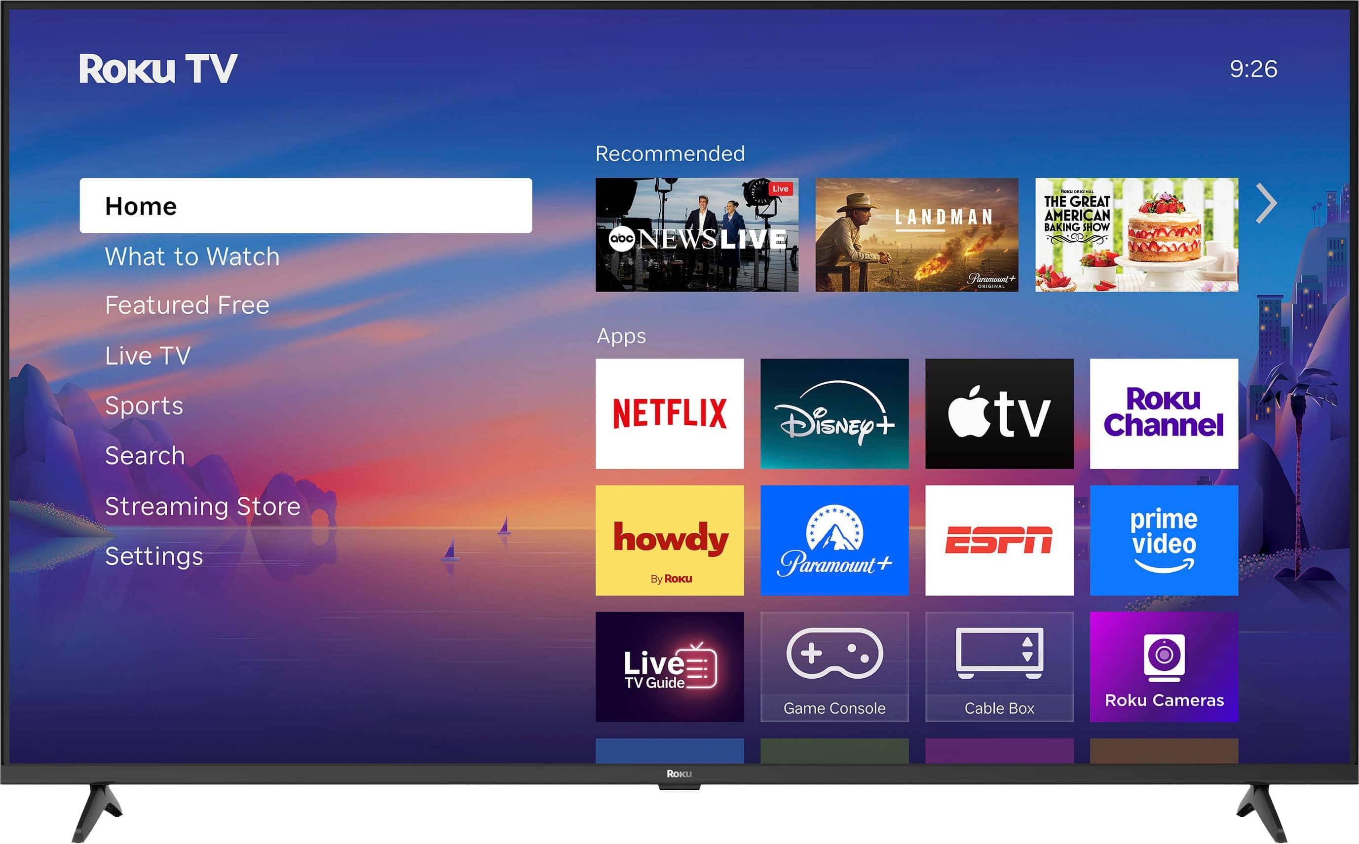 65 in tv Roku 65 Class 4K HDR LED Smart RokuTV