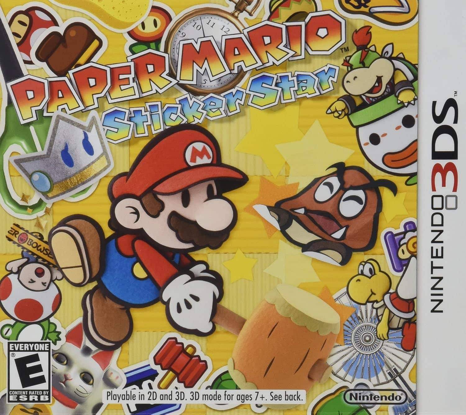 Mario 3ds games 3DS Paper Mario Sticker Star World Edition