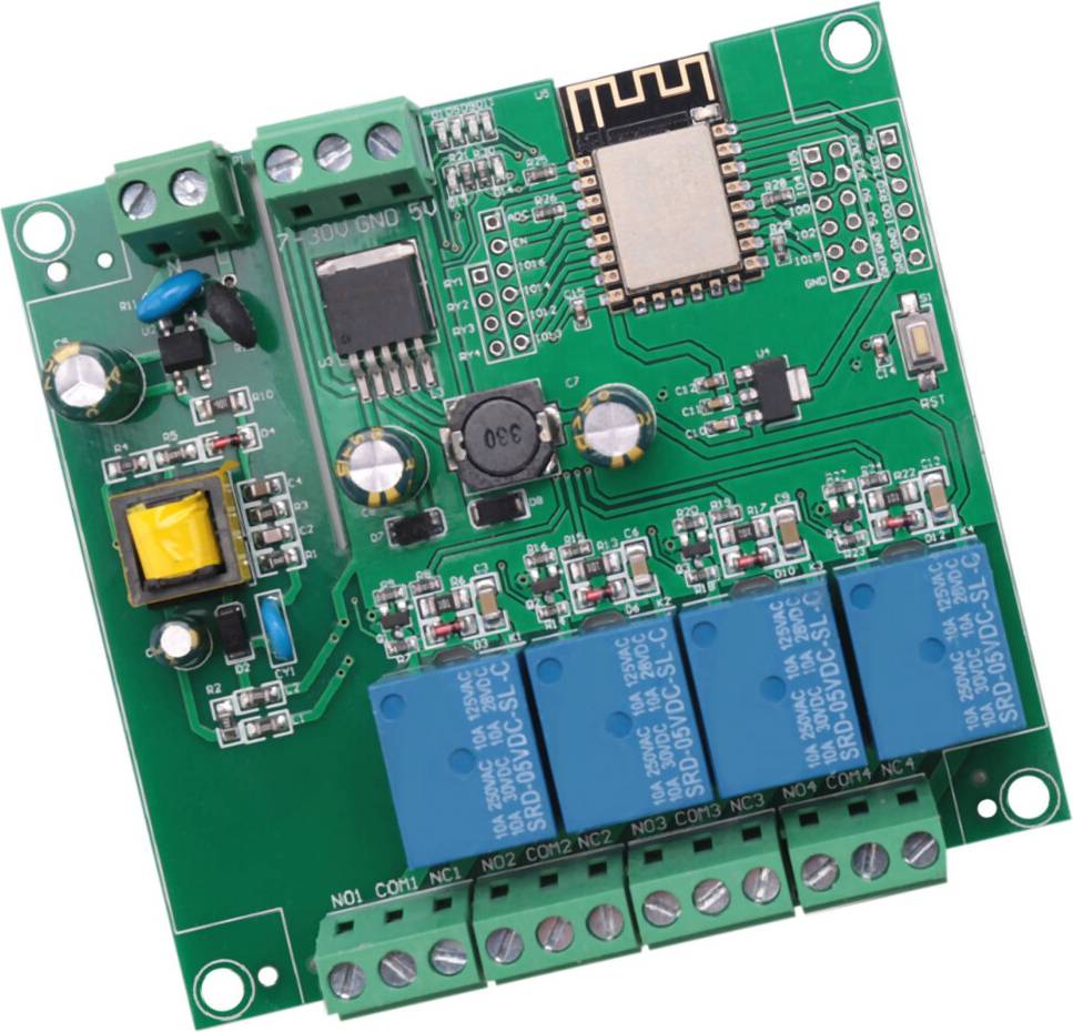 Torribaly ESP8266 Wireless Wifi 4 Channel Relay Module