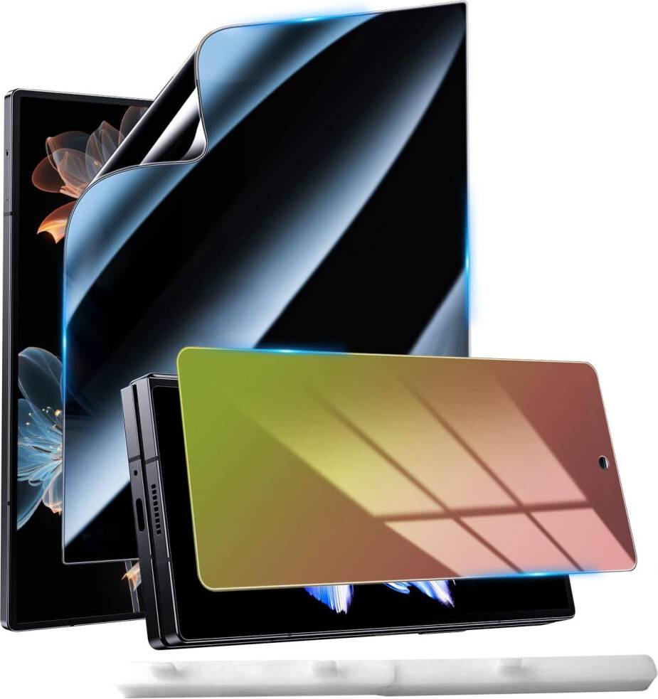 Privacy Screen Protector Gradient Color Anti Blue Light Glass