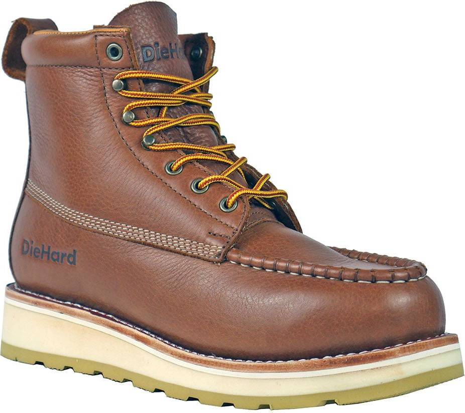 Malibu 6 Inch Rust Composite Toe Work Boot Leather