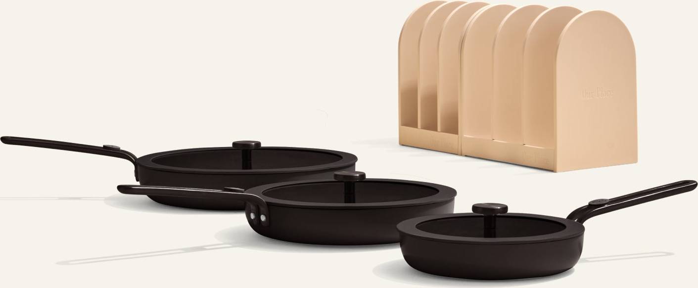 Pan sets Our Place Essentials Pan Trio Char Cookware Set