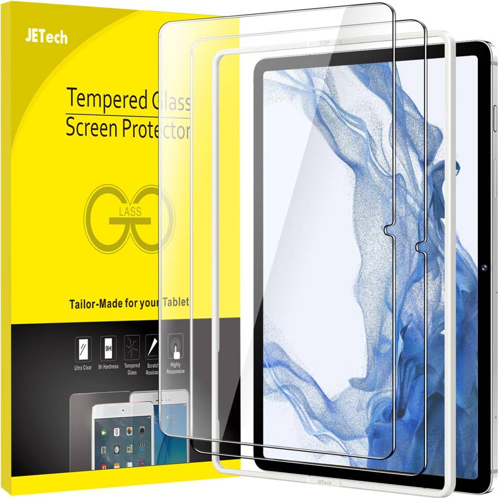 JeTech Screen Protector Samsung Galaxy Tab S8 Plus 12.4 Inch