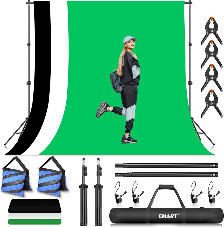 Photo backdrop stand Adjustable 7x10ft Photo Video Backdrop Stand Kit