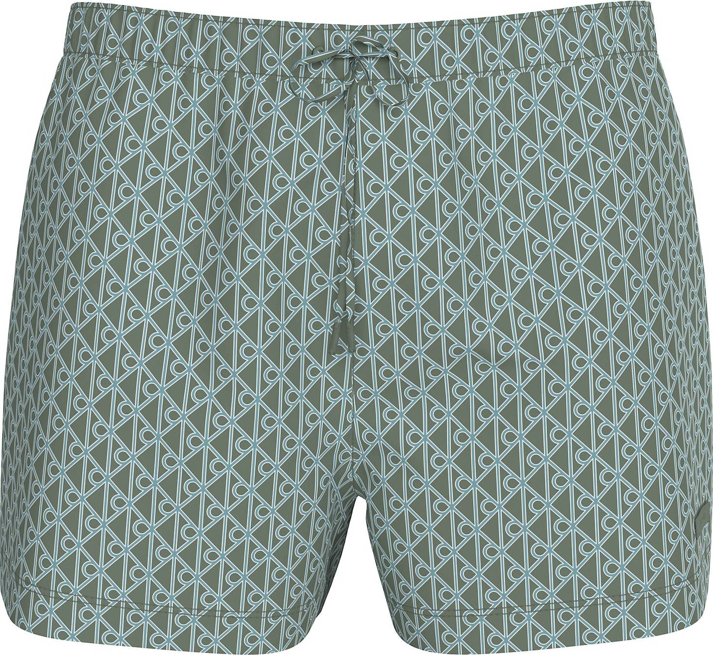 Calvin Klein Short Drawstring Swim Shorts - Multi