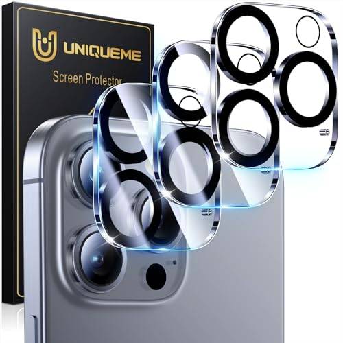 UniqueMe iPhone 16 Pro Camera Lens Protector 3 Pack